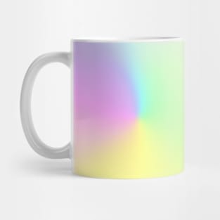 Rainbow Colors Abstract Blurry Gradient Ombre Soft Tie Dye Look Mug